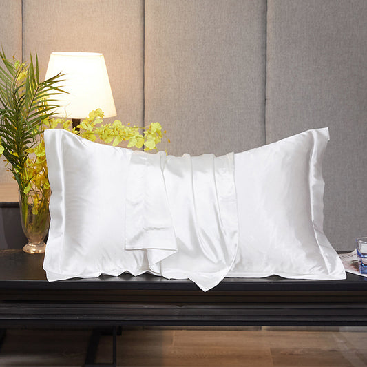 Imitation Silk Pillowcase Ice Silk Bedding Pillow Towel Single Silk Pillowcase